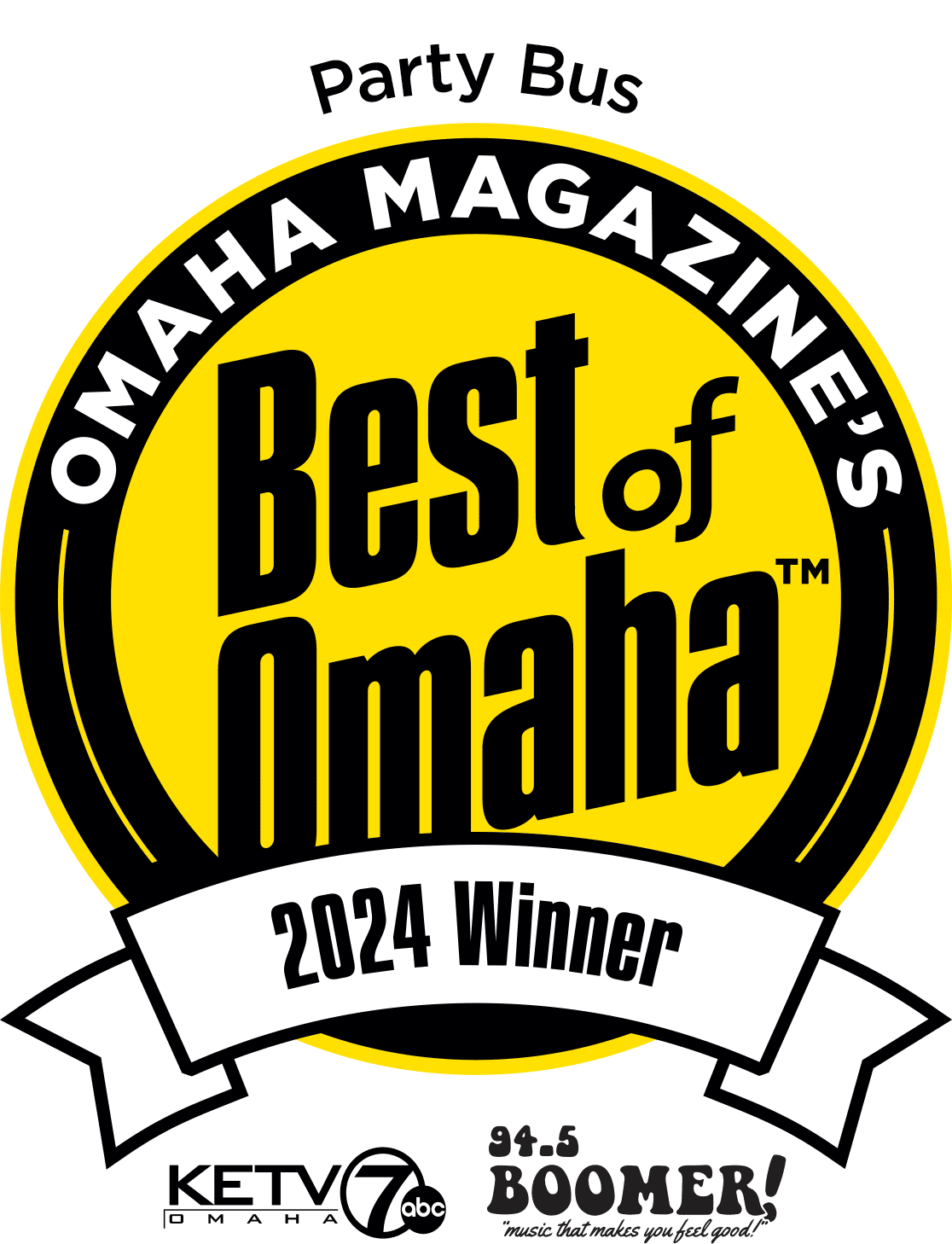 Elite Party Buses is Omaha Magazine's Best Of Omaha 2024 Winner for Transportation